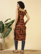 Dori Poly Crepe Kurti for Women 