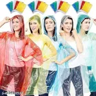 Disposable Digi Raincoat Card [Assorted, Free Size] Pack of 4