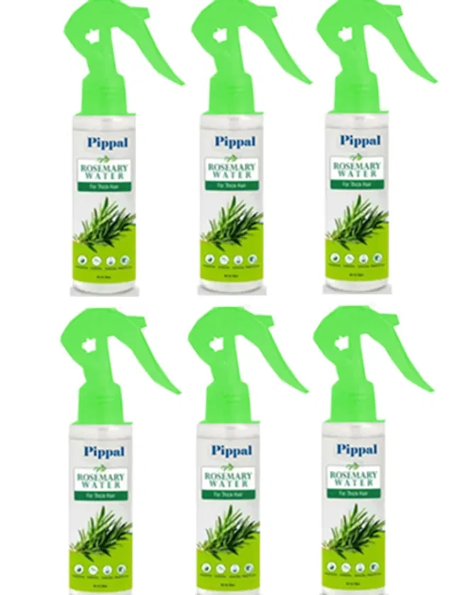 Pippal Rosemary Water Hair Spray (100 ml, Pack of 6)