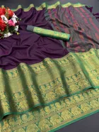 Jacquard Printed Saree for Women 