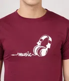 Round Neck Printed T-Shirt for Men 