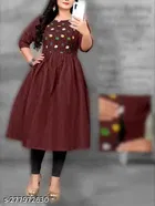 Acrylic Embroidered Kurti for Women 
