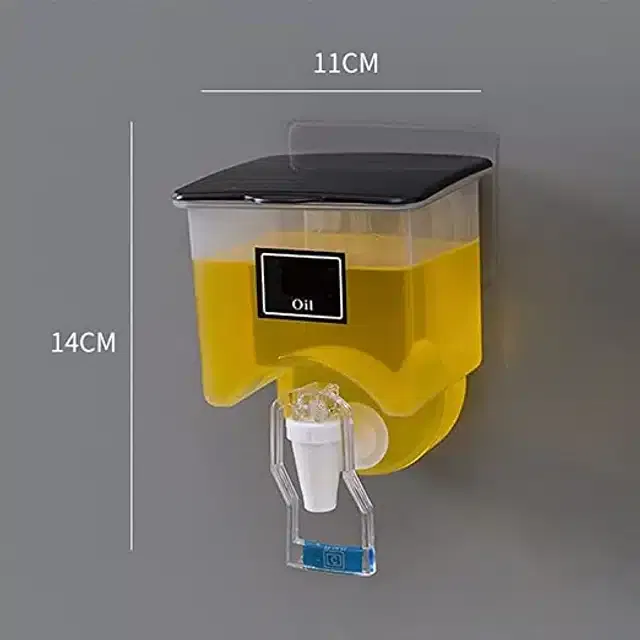 Wall Mounted Oil Dispenser Tank (Assorted, 1000 ml)