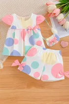 Rayon Printed Clothings Set for Girls 