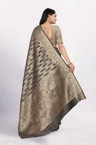 Organza Zari Woven Saree for Women 