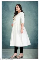 Floral Cotton Kurti for Women 