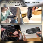 Shopper52 Electric Cordless Screwdriver Kit Set with USB Cable for Home Office 