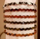 Kids Printed Zig- Zag Hairband (Pack of 6)