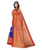 Women's Printed Saree with Blouse Piece 