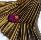 Polyester Solid Saree for Women 