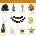 Cocktail Theme 8th Birthday Balloon Decoration Kit , Multicolor, Pack Of 64