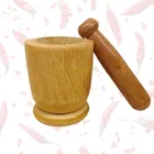 Premium Sheesham Wood Okhli/Kharal Mortar & Pestle