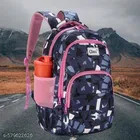 Polyester Backpack Bag, Black