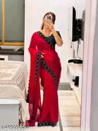 Georgette Embellished Saree for Women 