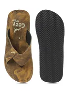 Cozy Wear Rubber Casual Wear Slippers For Men 