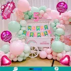 Princess Theme 5th Happy Birthday Decoration Items For Girls , Multicolor, Pack of 110