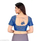 Jacquard Silk Blouse for Women 