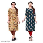 Crepe Printed Kurti for Women 