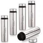 Nirlon Stainless Steel Water Bottles (Silver, 900 ml) (Pack of 5)