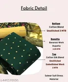 Cotton Silk Unstitched Suit for Women 