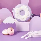 Donut Shape Plastic Lunch Box 1400 ml