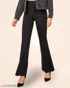 Cotton Blend Trouser for Women 
