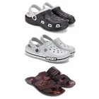Combo of Clogs with Flip-Flops for Men 