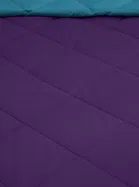 Sarangi Solid Reversible Comforter 1.5Kg for Deep Purple and Ocean Blue