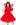 Cotton Blend Solid Dress for Girls (Red, 2-3 Years)
