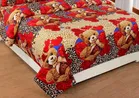 Polycotton Double Bedsheet with 2 Pillow Cover 