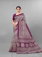 Mysore Silk Printed Saree for Women 