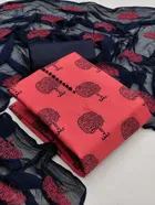 Cotton Slub Unstitched Dress Material for Women 