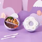 Donut Shape Plastic Lunch Box 1400 ml