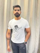 Round Neck Printed T-Shirt for Men 