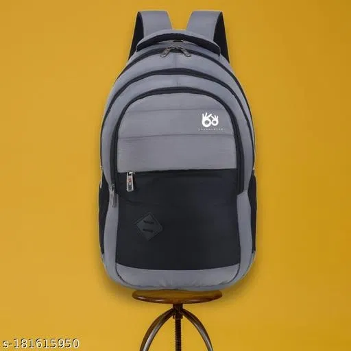 Nylon Backpack for Men & Women, Grey