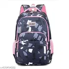 Polyester Backpack Bag, Black