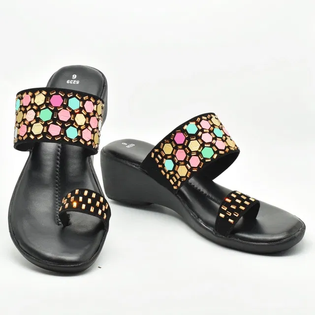 Heels for Women (Black, 8)