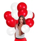 balloon 30 pcs red 30 pcs white 