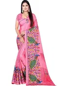 Crepe Printed Saree for Women 