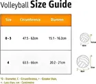 Volleyball - Size: 4  ideal shape and durability throughout the game 