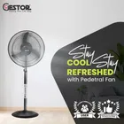 GESTOR STORME Bullet Heavy Duty Ultra High Speed 400 mm 3 Blade Pedestal Fan  