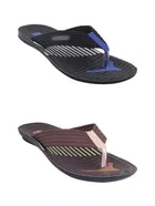 Flipflops for Men, Pack of 2, Multicolor 