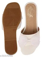 Solid Synthetic Flats for Women 