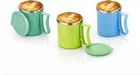 Stainless Steel Coffe Mug, Multicolour, Pack of 3 