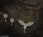 Alloy Mangalsutra with Earrings for Women 