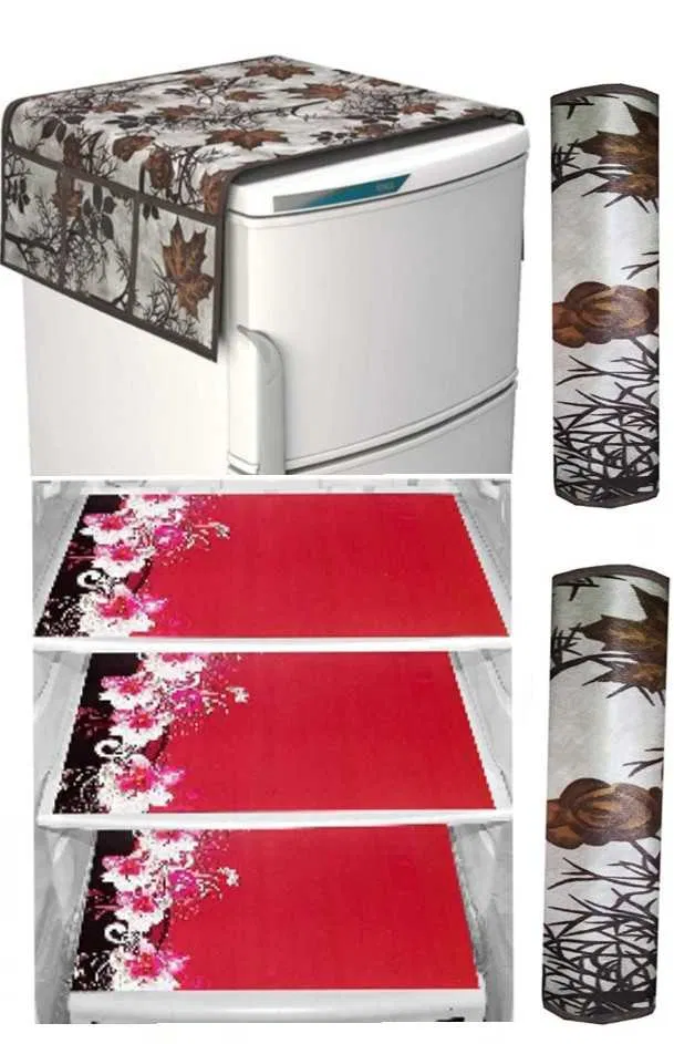 Refrigerator Covers (Brown) (A-73)