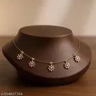 Brass Gold Plated Necklace for Women, Gold