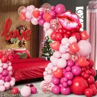 45 Pcs Balloons Decoration Kit, Multicolour, Set of 1