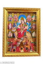 Shiva Parvati Idol Wall Photo Frame 
