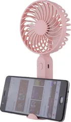 RECHARGEABLE PORTABLE USB FAN High Speed Mini Fan S9 USB Fan (Pink) Without Stand( 800mAh Battery, Pack of 1)